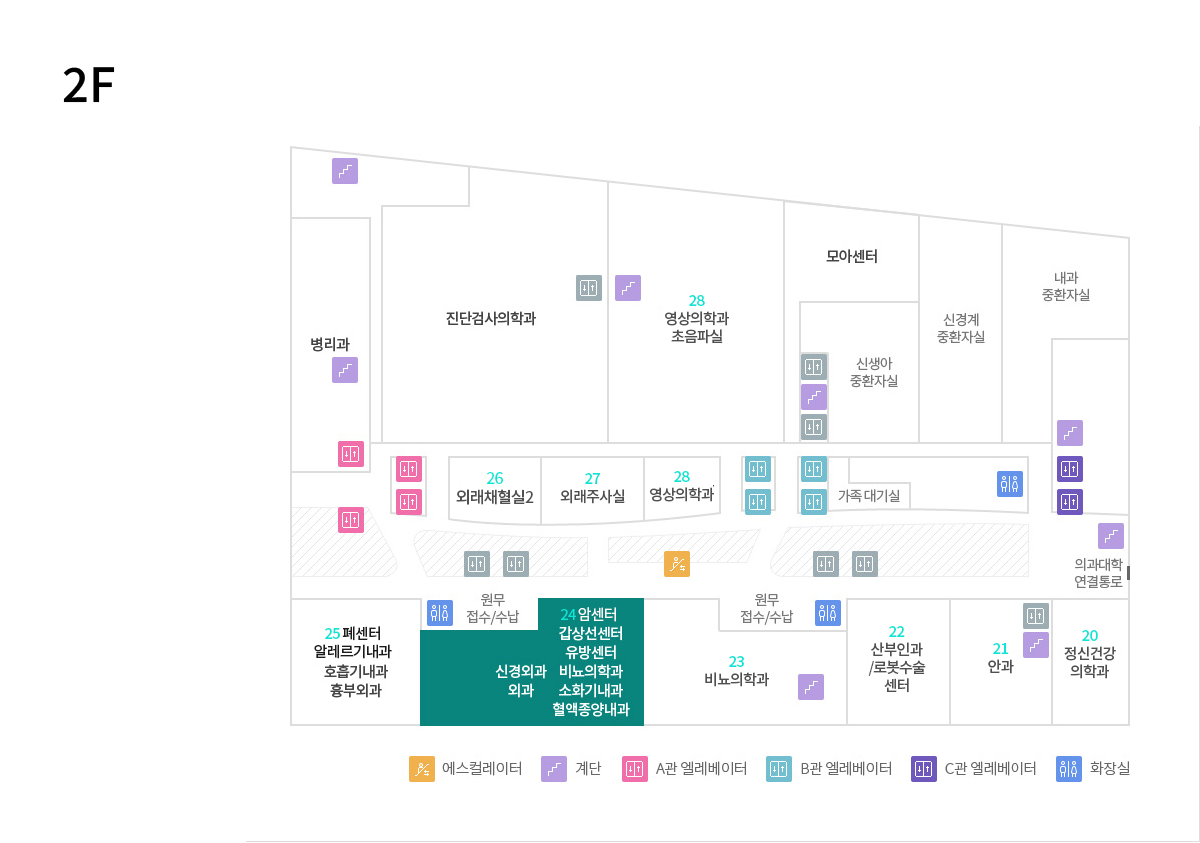 외과(암센터) 위치이미지